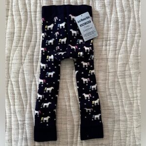 Jojo Maman Bébé unicorn extra thick cosy leggings 1-2 years NWT
